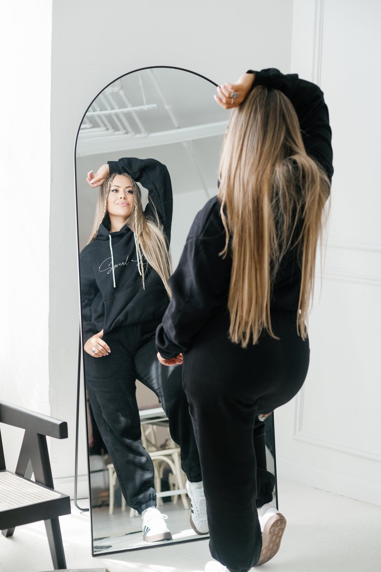 CozyCloud Rhinestone Hoodie