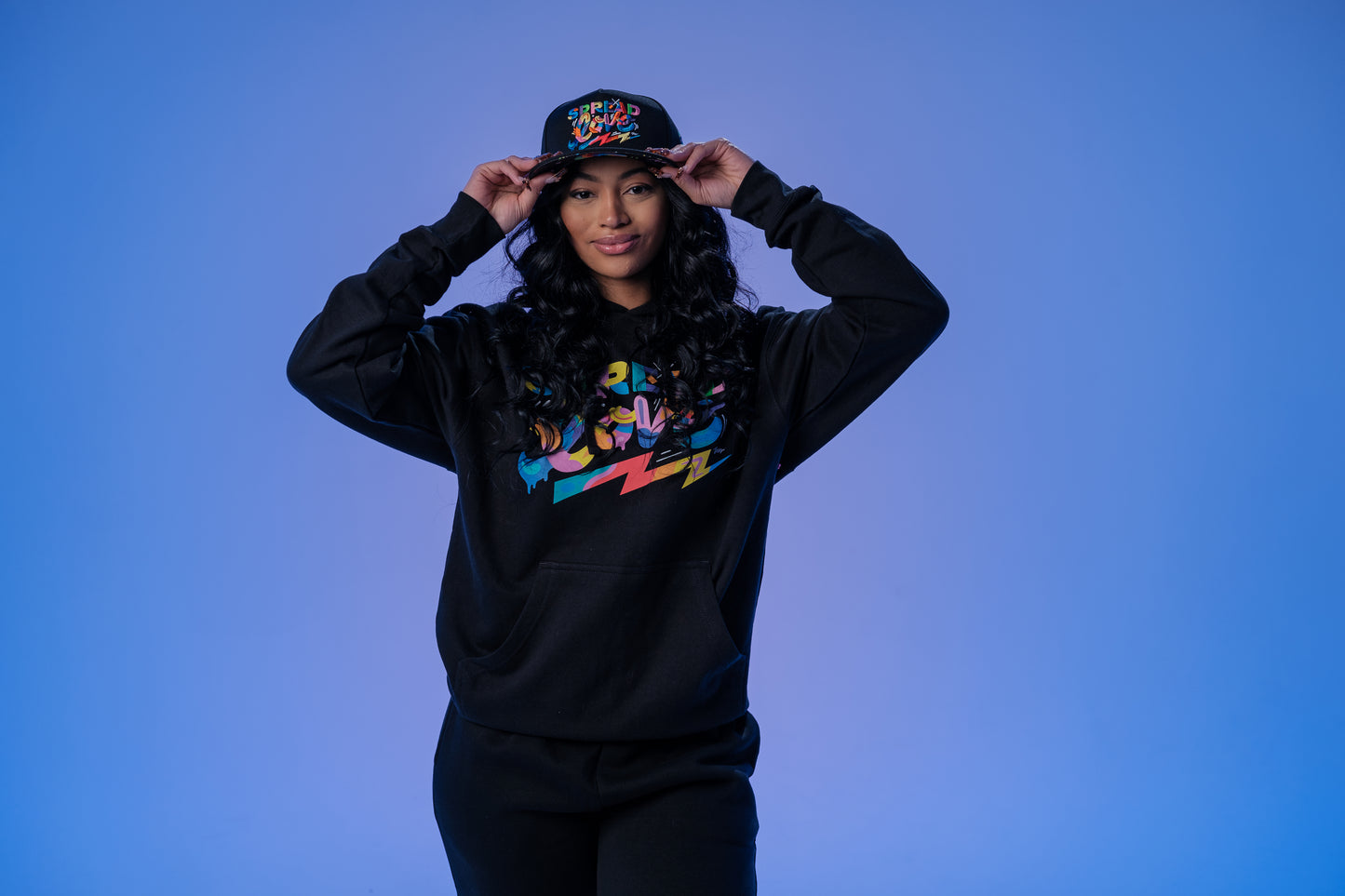 Love is THE VIBE Snapback- Black by Jason Naylor