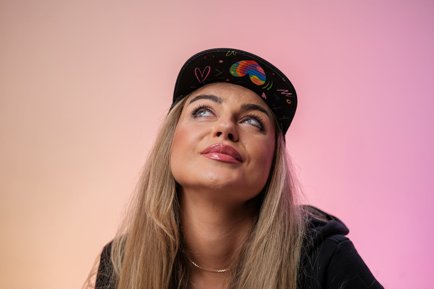 Love is THE VIBE Snapback- Black by Jason Naylor