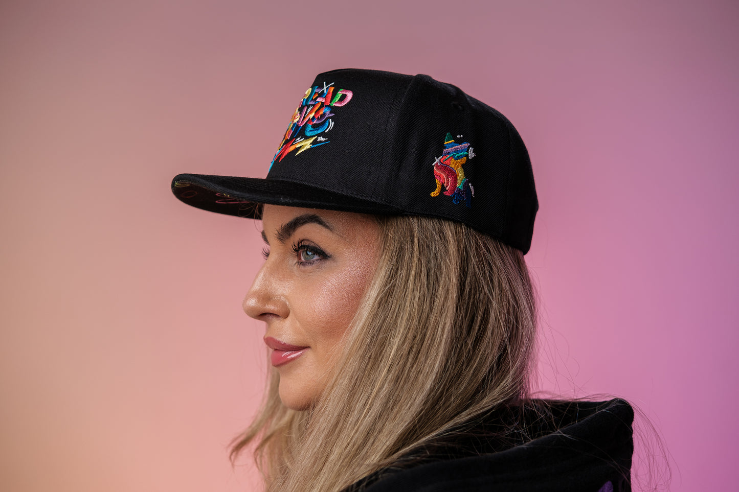 Love is THE VIBE Snapback- Black by Jason Naylor