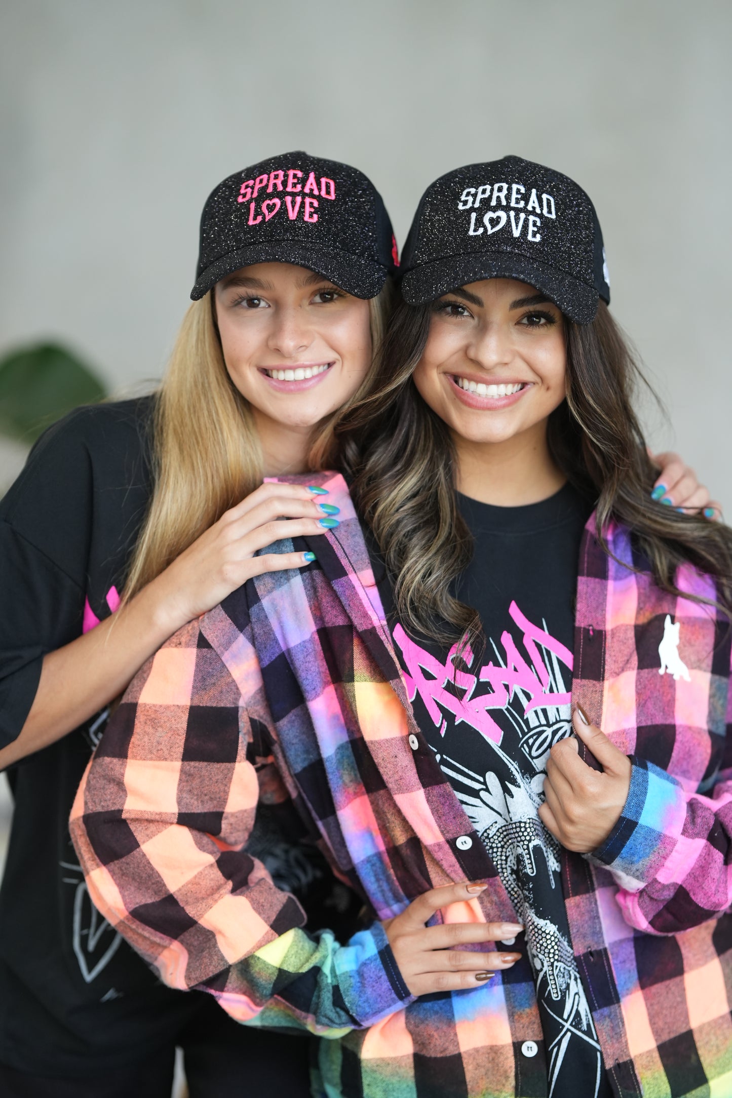 Black & White Spread Love Glam Pony Hat