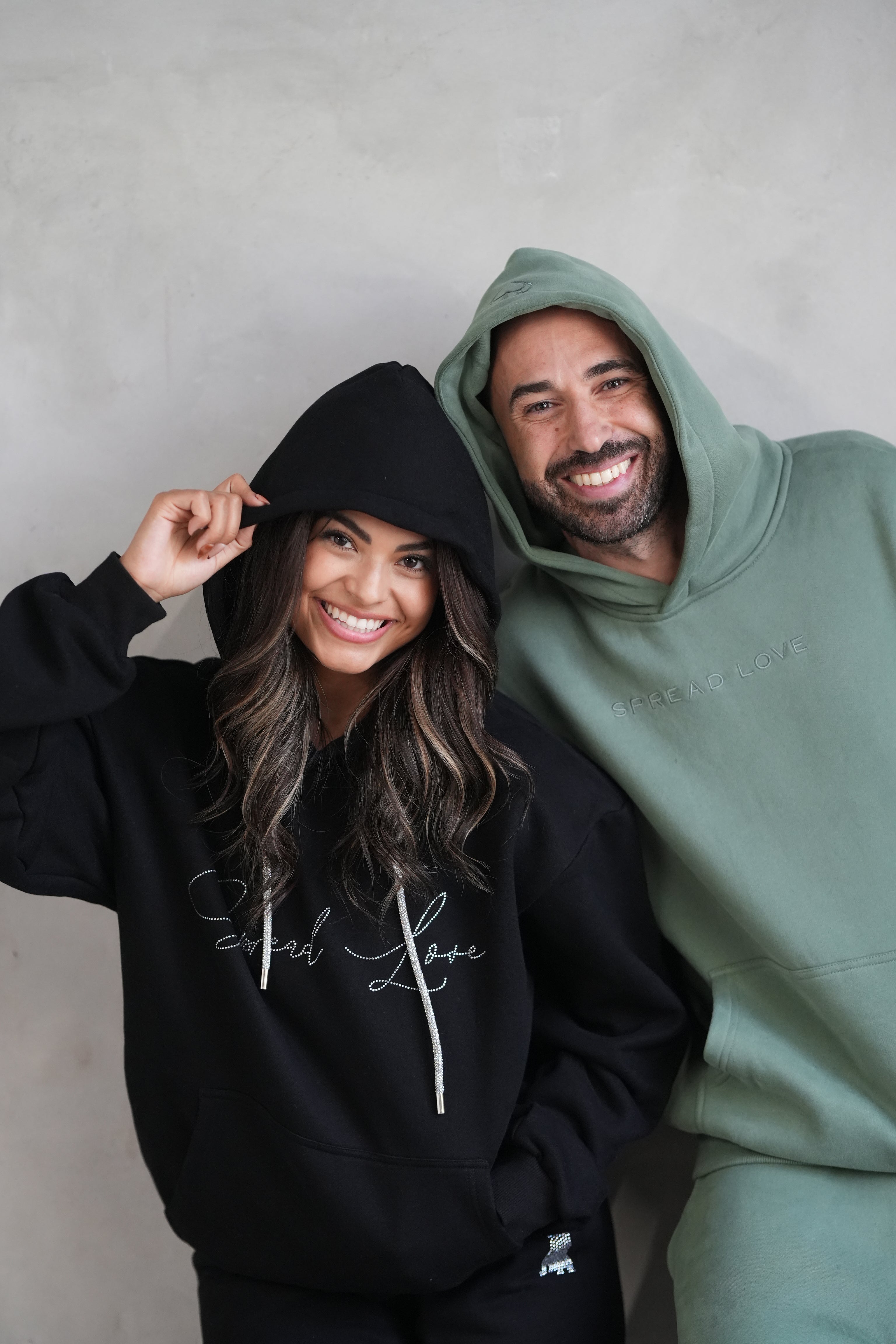 CozyCloud Rhinestone Hoodie – Polo Spreads Love