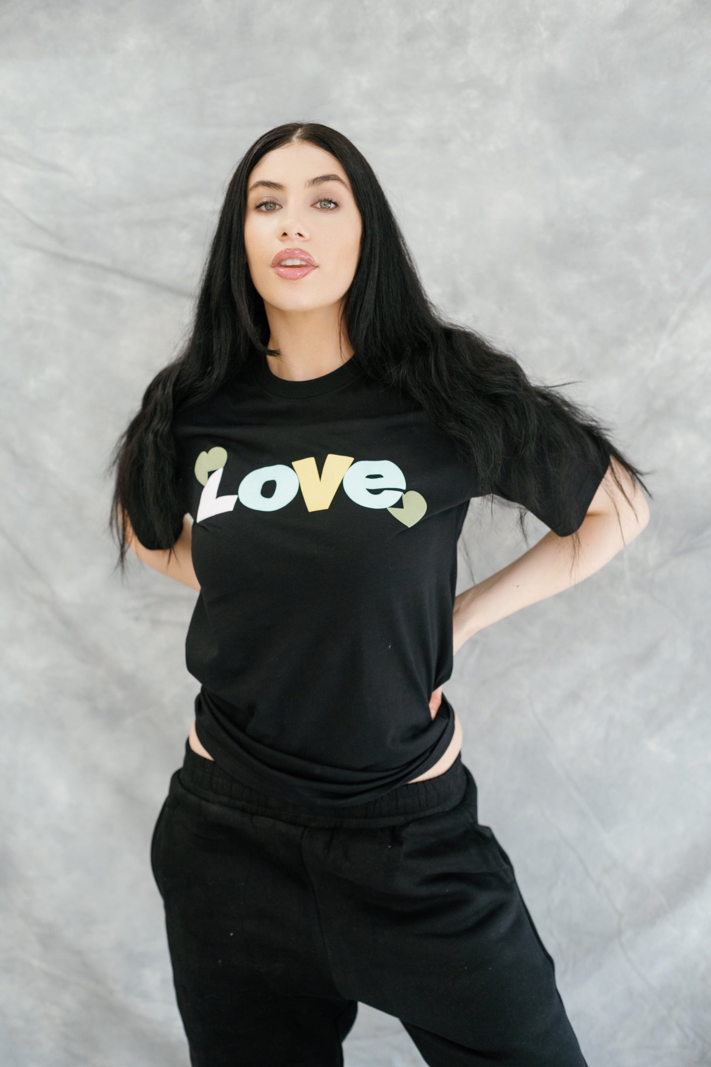Luxe Tee- Love Puff