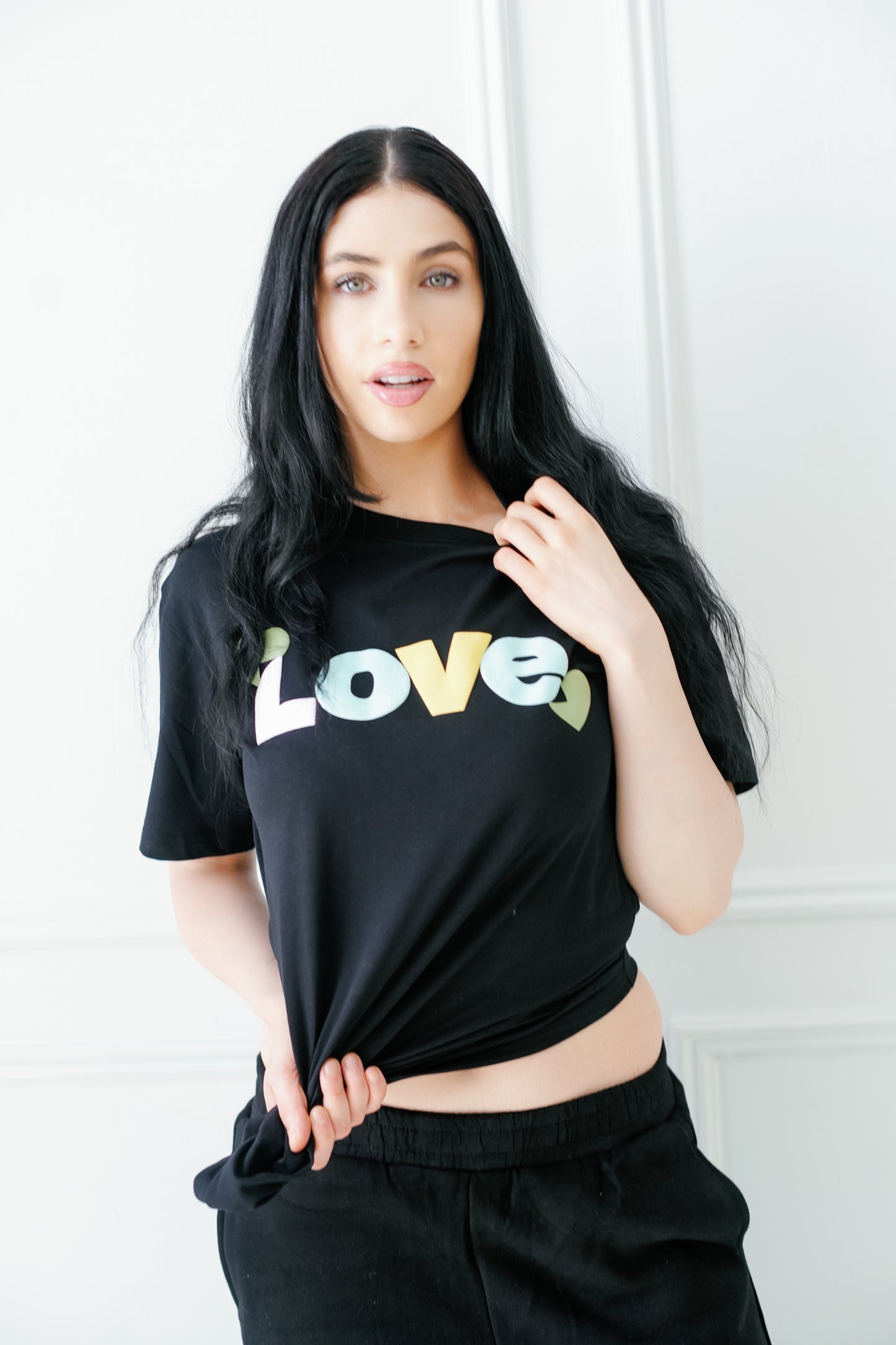 Luxe Tee- Love Puff