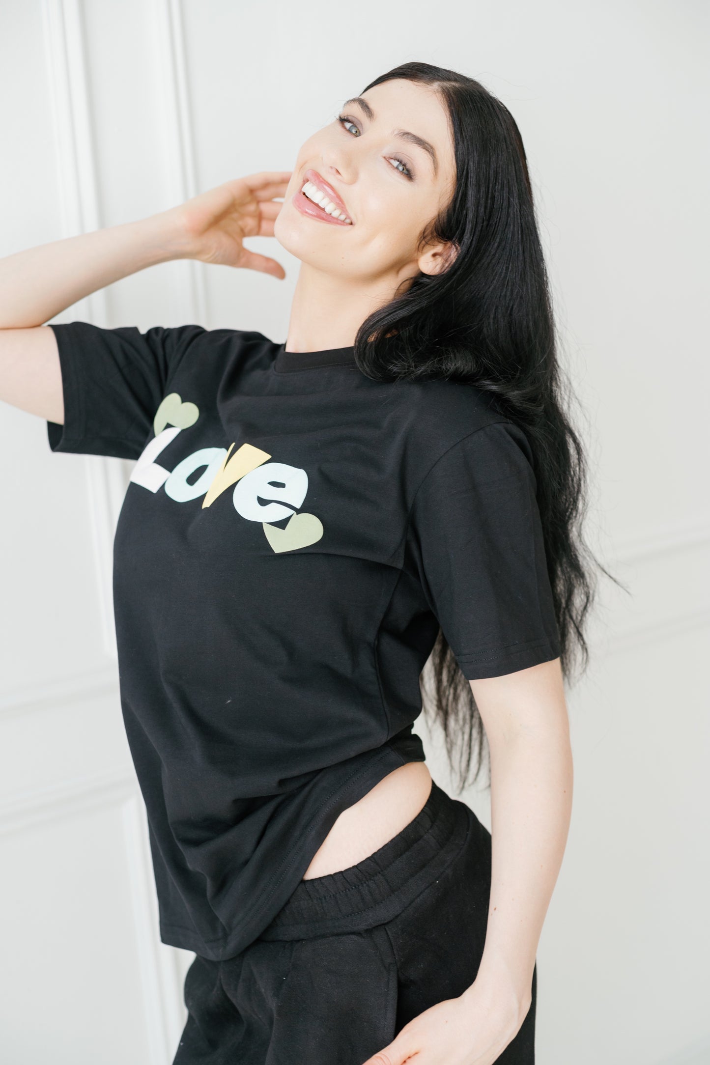 Luxe Tee- Love Puff