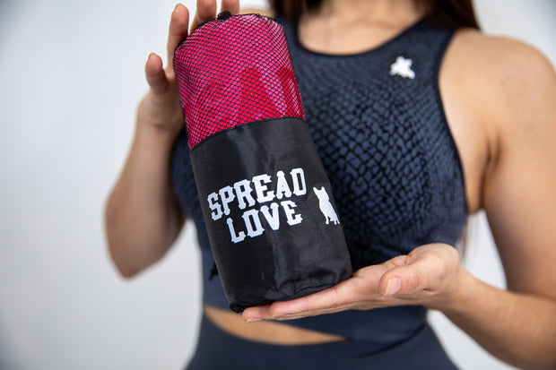 Pink Spread Love Workout Towel