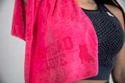 Pink Spread Love Workout Towel