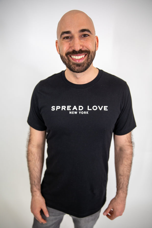 Black Spread Love Statement Tee