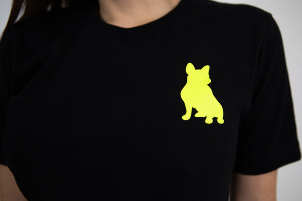 Black Neon Polo Spread Love Tee