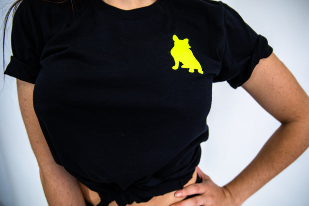 Black Neon Polo Spread Love Tee