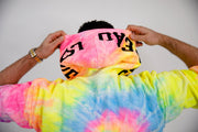Exclusive Spread Love Neon Spread Love Tie Dye Hooded Sweatshirt