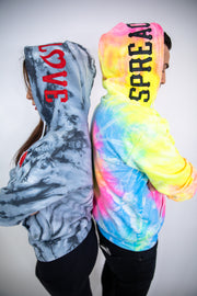 Exclusive Spread Love Neon Spread Love Tie Dye Hooded Sweatshirt