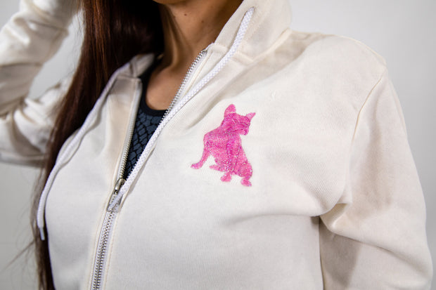 Exclusive Spread Love Glam Zip-Up- Pink Glam