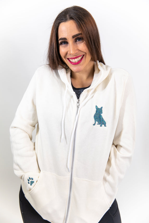 Exclusive Spread Love Glam Zip-Up- Blue Dreams Glam