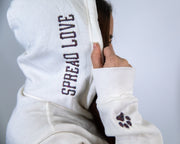 Exclusive Spread Love Glam Zip-Up- Peacock Glam