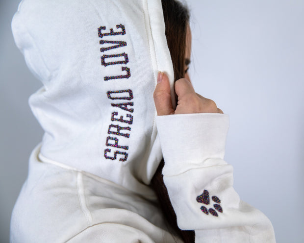 Exclusive Spread Love Glam Zip-Up- Peacock Glam