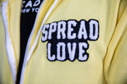 Spread Love Chenille Zip Up Yellow