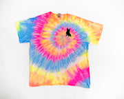 Neon Tie Dye Polo Spread Love Tee