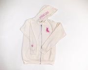 Exclusive Spread Love Glam Zip-Up- Pink Glam