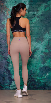Spread Love X Jason Naylor Max Performance Leggings- Beige