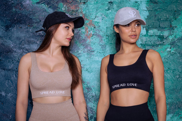 Spread Love Iconic Set- Ribbed Black