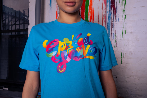 Spread Love X Jason Naylor Emotionlogo Tee - Aqua Vibe