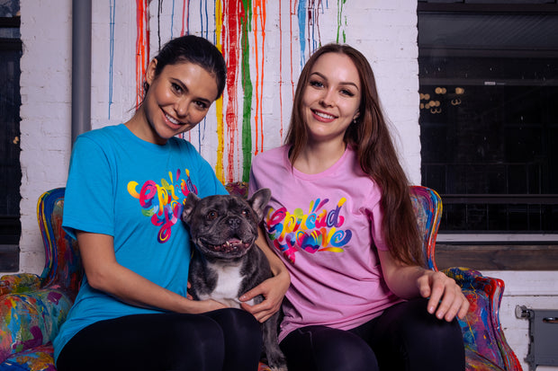 Spread Love X Jason Naylor Emotionlogo Tee - Aqua Vibe
