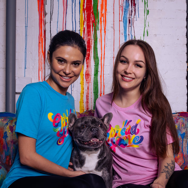 Spread Love X Jason Naylor Emotionlogo Tee - Aqua Vibe