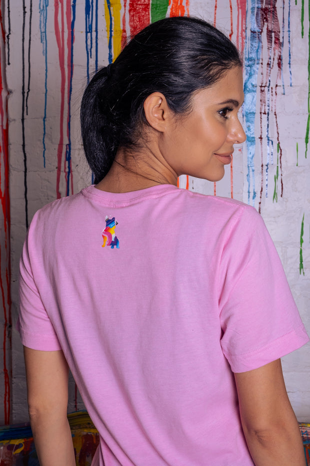 Spread Love X Jason Naylor Emotionlogo Tee - Bubble Gum Pink