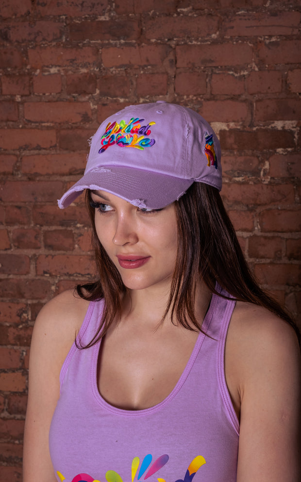 Spread Love X Jason Naylor  Emotionlogo Dadcap Vintage- Blooming Lilac