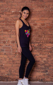 Spread Love X Jason Naylor EmotionLogo Racerback Tank in Black