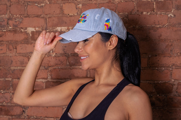 Spread Love X Jason Naylor Emotionlogo Dadcap Vintage- Denim