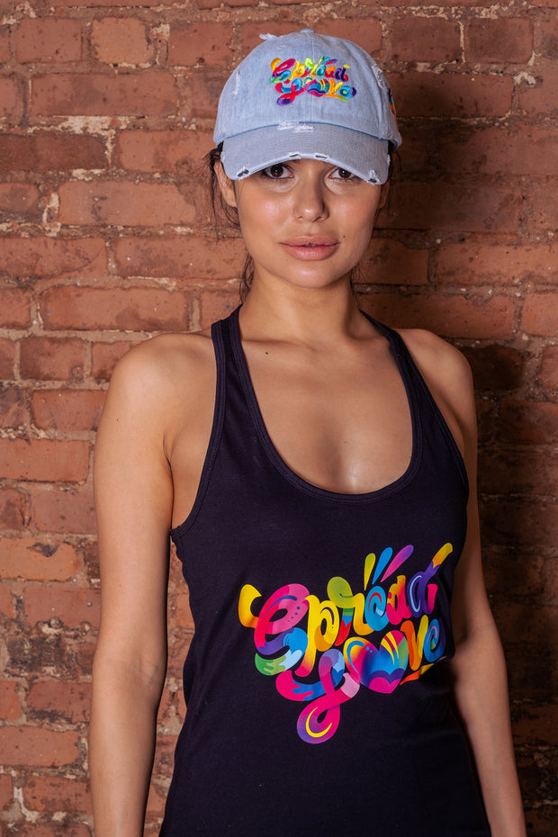 Spread Love X Jason Naylor Emotionlogo Dadcap Vintage- Denim
