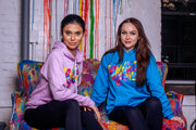Spread Love X Jason Naylor Emotionlogo Hooded Sweatshirt- Sparkling Aqua