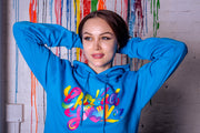 Spread Love X Jason Naylor Emotionlogo Hooded Sweatshirt- Sparkling Aqua