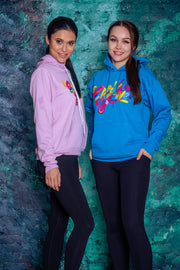 Spread Love X Jason Naylor Emotionlogo Hooded Sweatshirt- Sparkling Aqua