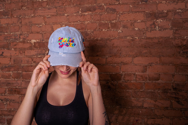 Spread Love X Jason Naylor Emotionlogo Dadcap Vintage- Denim
