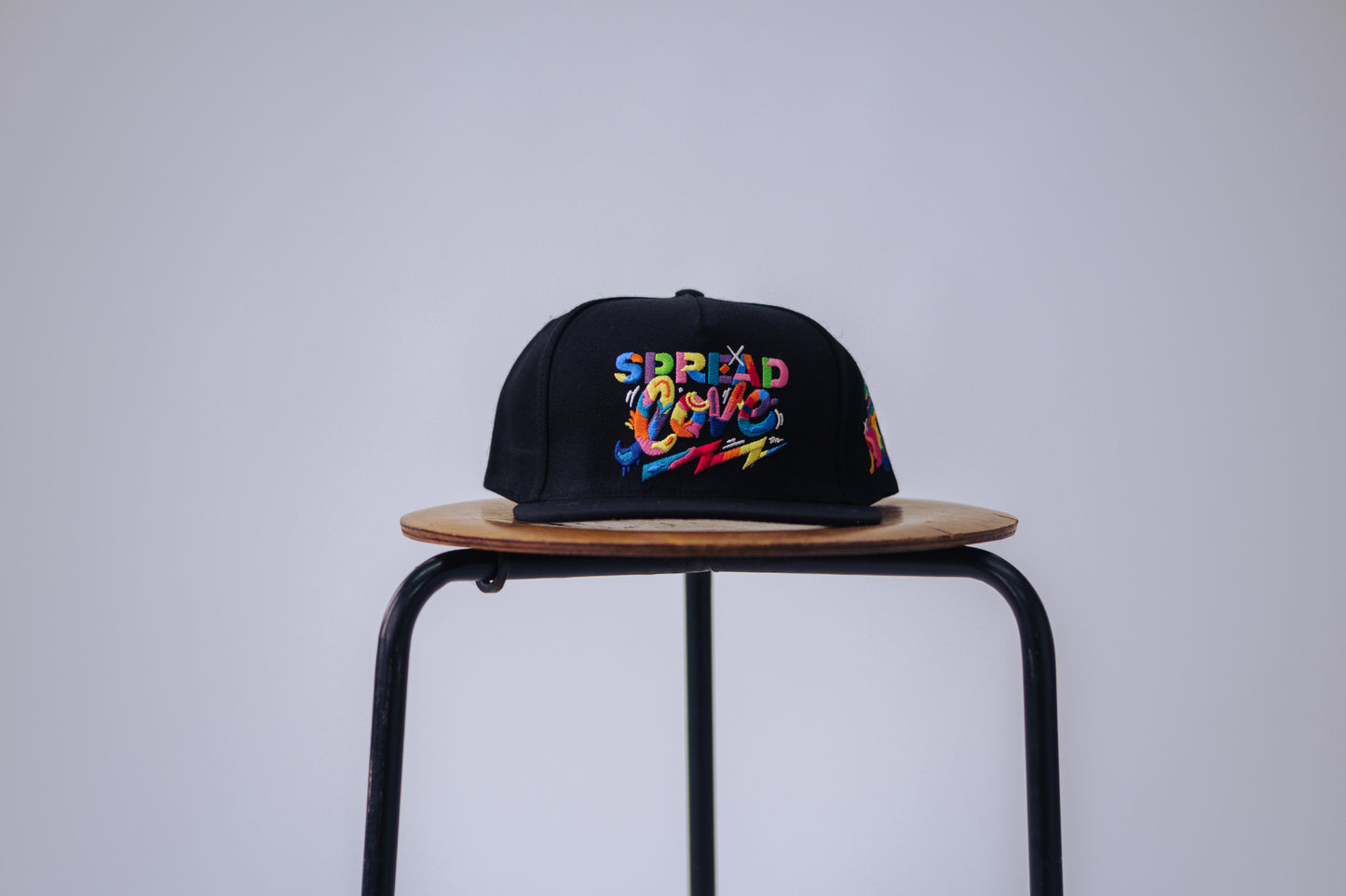 Love is THE VIBE Snapback- Black by Jason Naylor