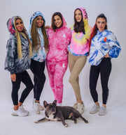 Bursting with Love Pink Tie Dye Sweatpants