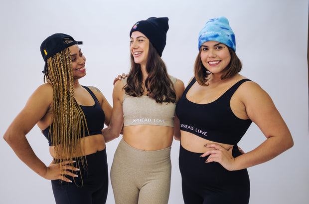 Spread Love Iconic Set in- Ribbed Beige
