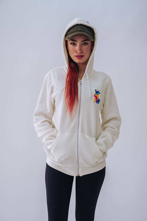 Spread Love X Jason Naylor "The Zip up" Cream