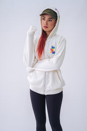 Spread Love X Jason Naylor "The Zip up" Cream