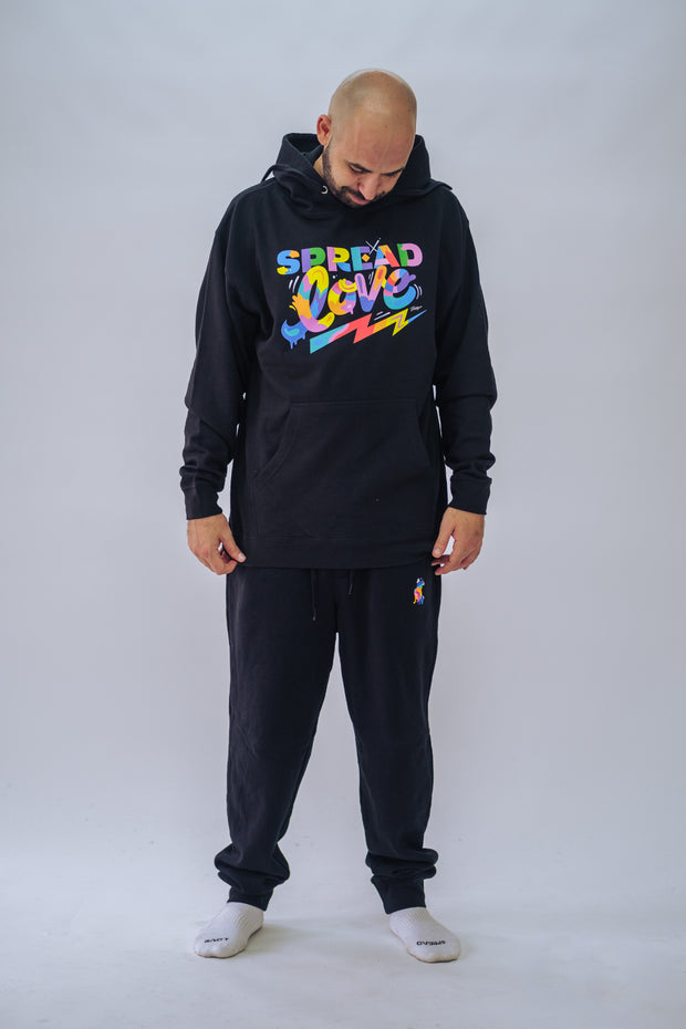 Love is THE Vibe Hooded Sweatshirt by Jason Naylor