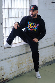 Love is THE Vibe Hooded Sweatshirt by Jason Naylor