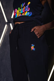 Spread Love X Jason Naylor Emotionlogo Polo Sweatpants in Black