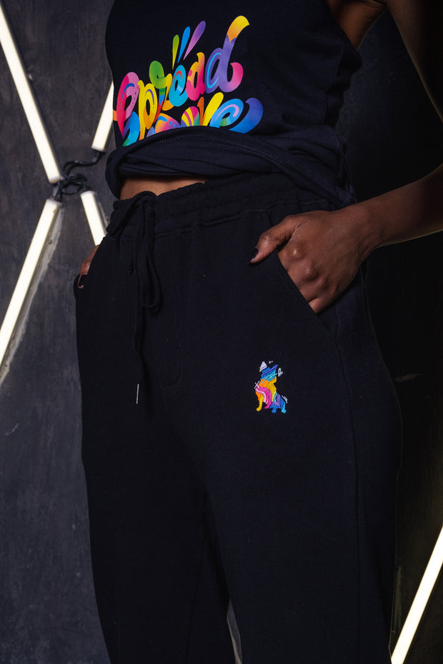 Spread Love X Jason Naylor Emotionlogo Polo Sweatpants in Black