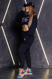 Spread Love X Jason Naylor Emotionlogo Polo Sweatpants in Black