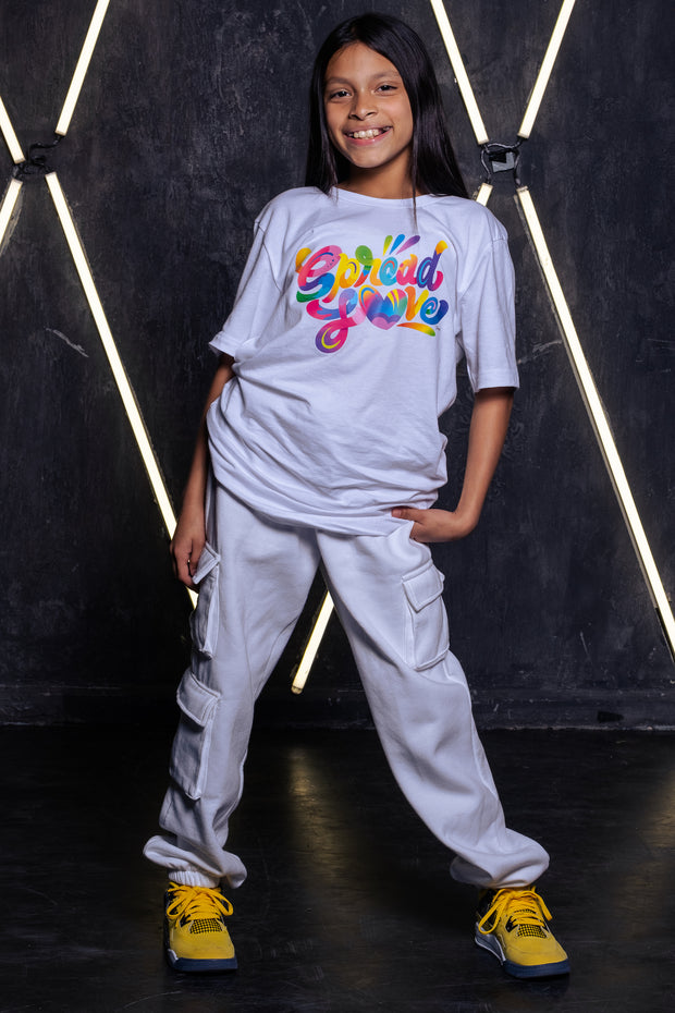 Spread Love X Jason Naylor Emotionlogo Tee in white