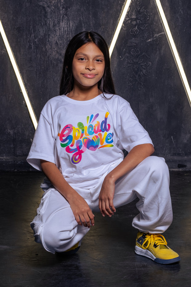 Spread Love X Jason Naylor Emotionlogo Tee in white