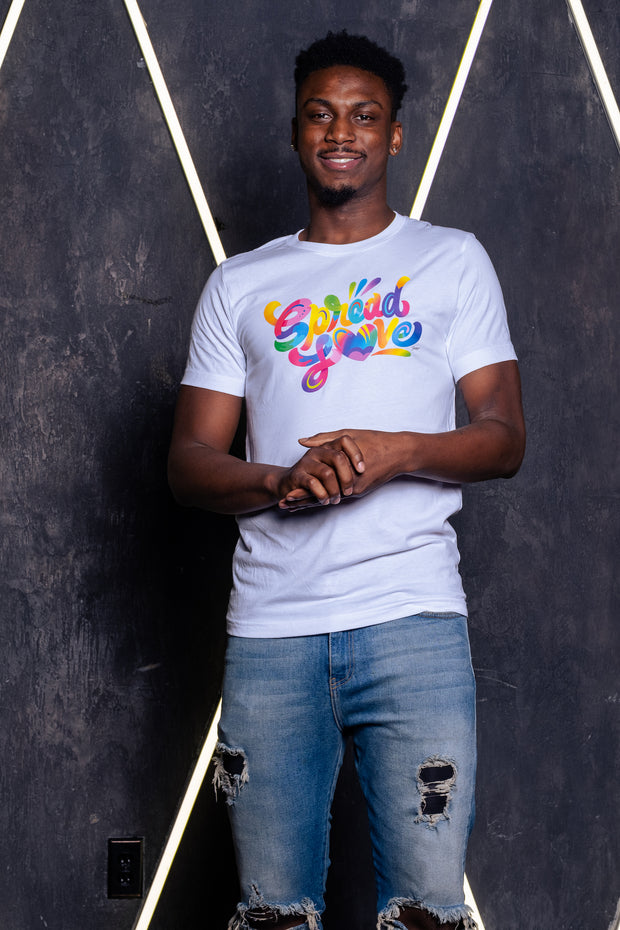 Spread Love X Jason Naylor Emotionlogo Tee in white
